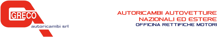 Logo Autoricambi Greco - Lecce - Officina rettifiche motori